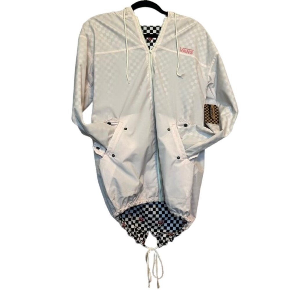 Vans Baby Pink & Rose Checkers Reversible Windbreaker